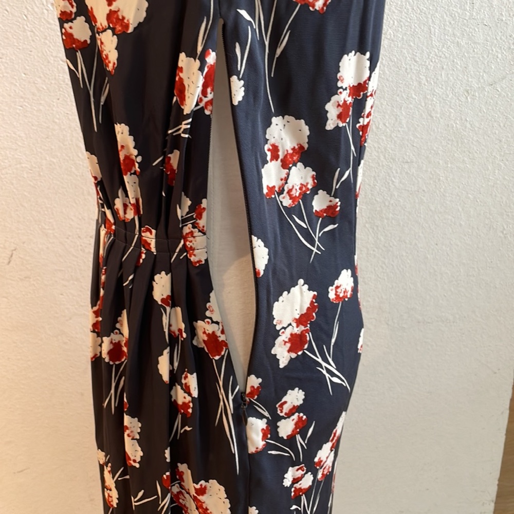 Tory Burch, Size Small, Liana Floral Knit Side Pleat Dress - Picture 5 of 9